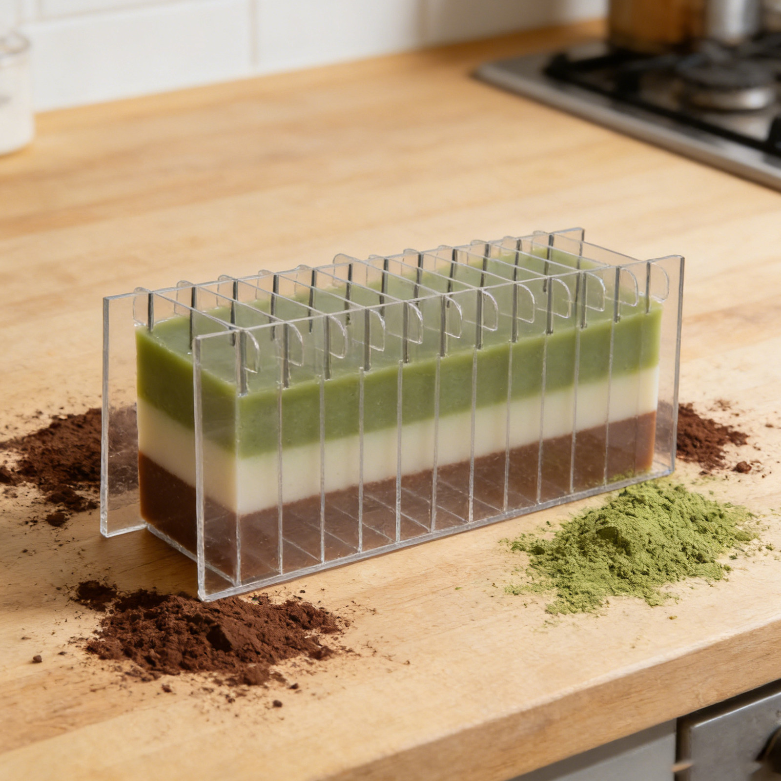 Soap Making Kit For Beginners - Acrylic Soap Divider Board for Silicone