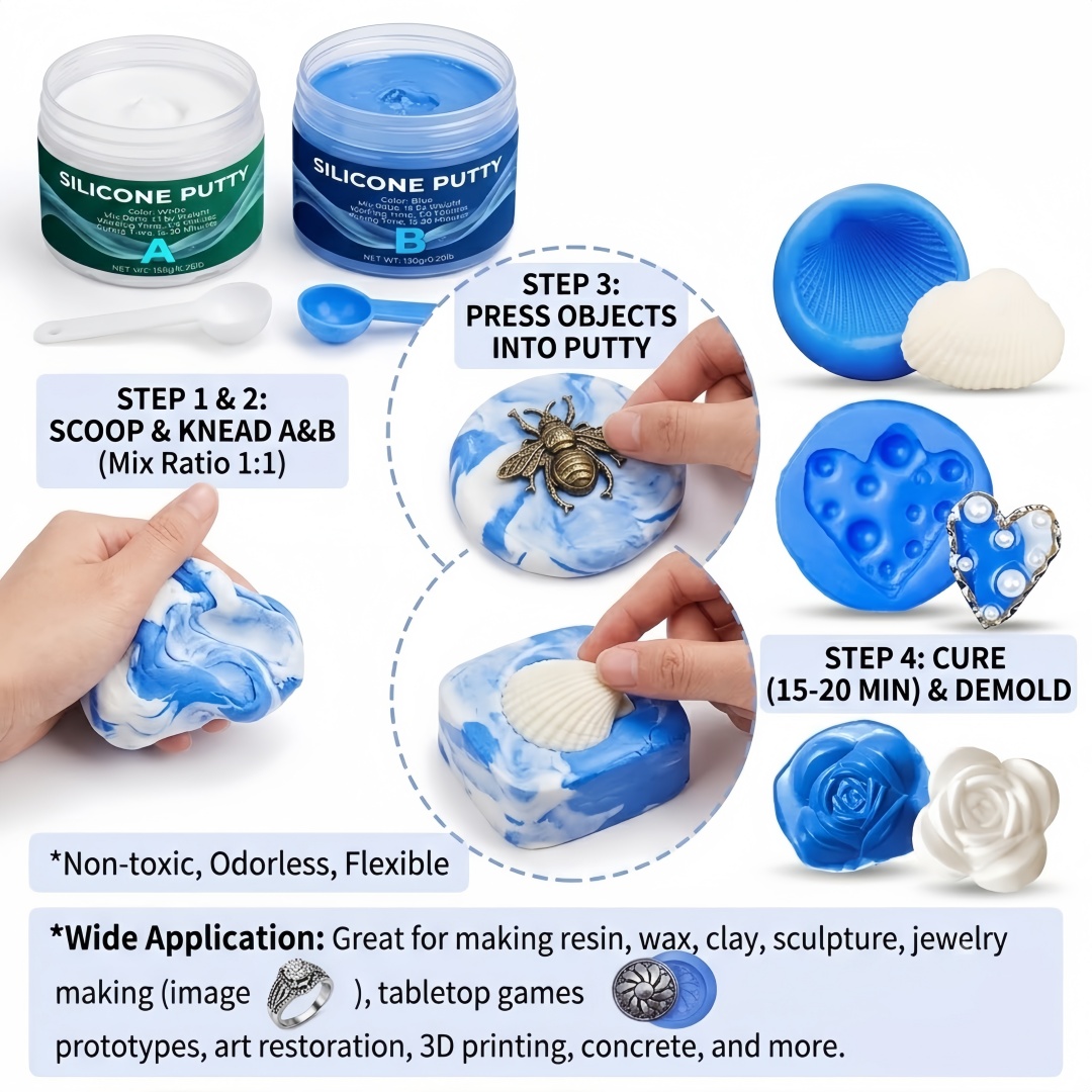 Silicone Putty Mold Making Sup - Soap Making Ins 评论和价格