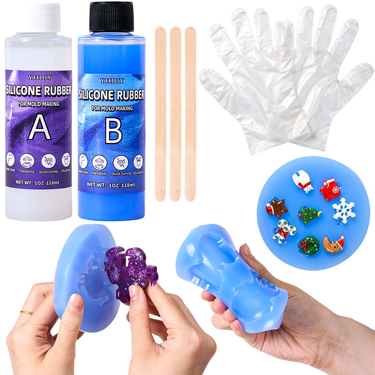 118ml/296ml Silicone Mold Maki - Soap Making Diy Kit 评论和价格