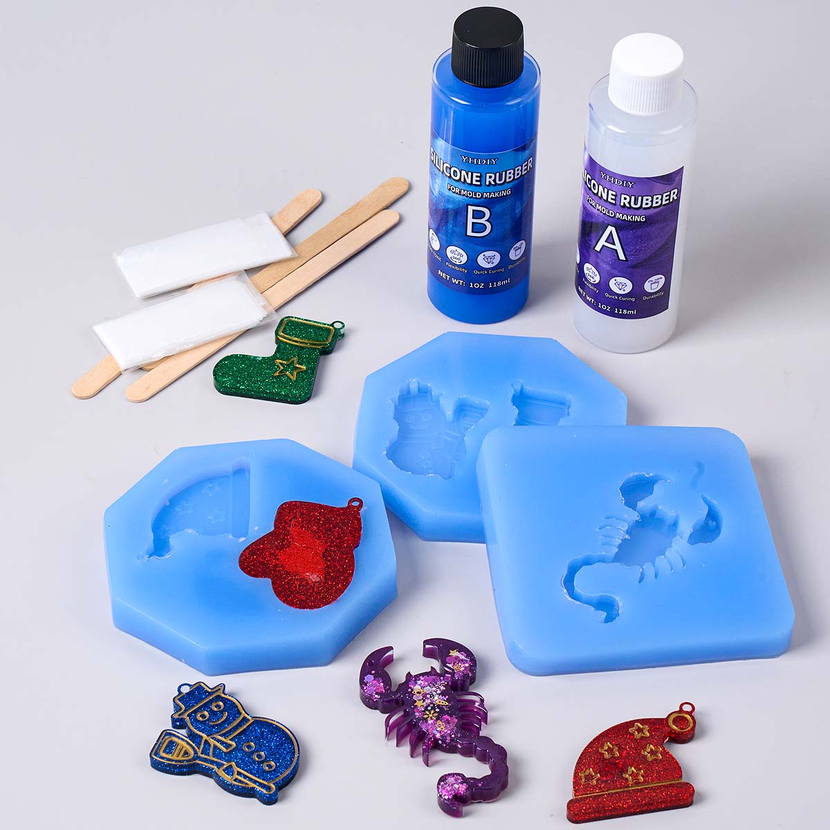 118ml/296ml Silicone Mold Maki - Soap Making Diy Kit 评论和价格