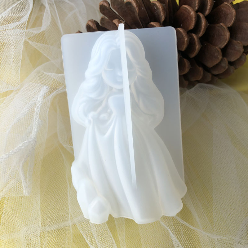 3D Cute Princess Silicone Cand - Soap Making Gifts 评论和价格