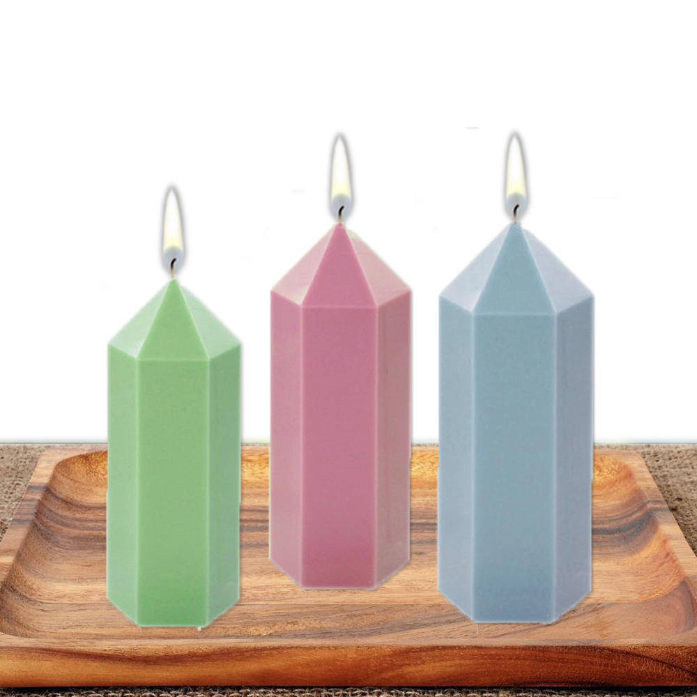 3D Hexagonal Column Candle Mol - Soap Making Diy Kit 评论和价格