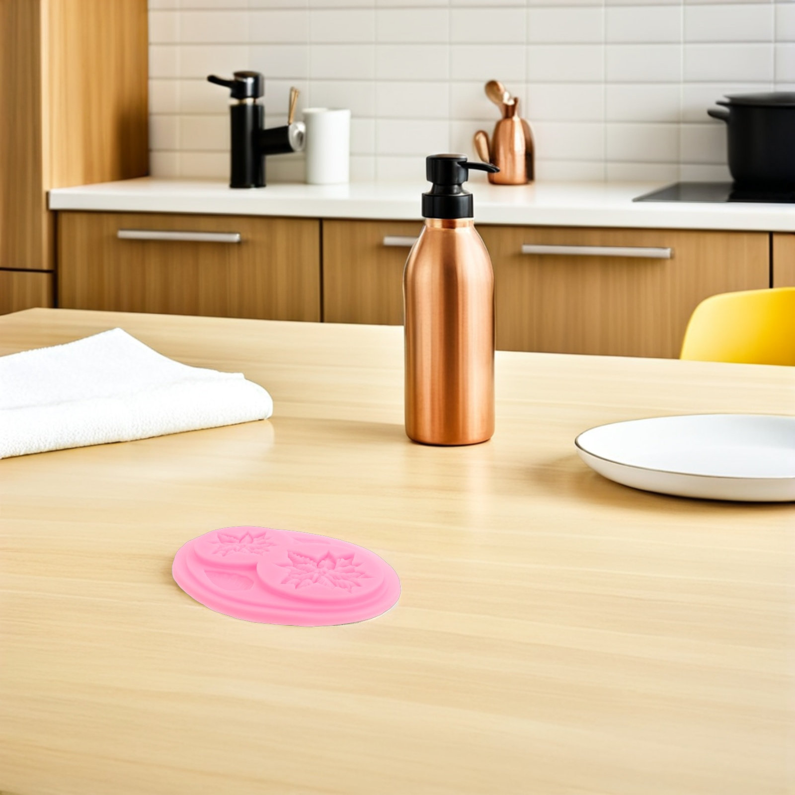 2Pcs Floral Silicone Molds for - Soap Making Ins 评论和价格