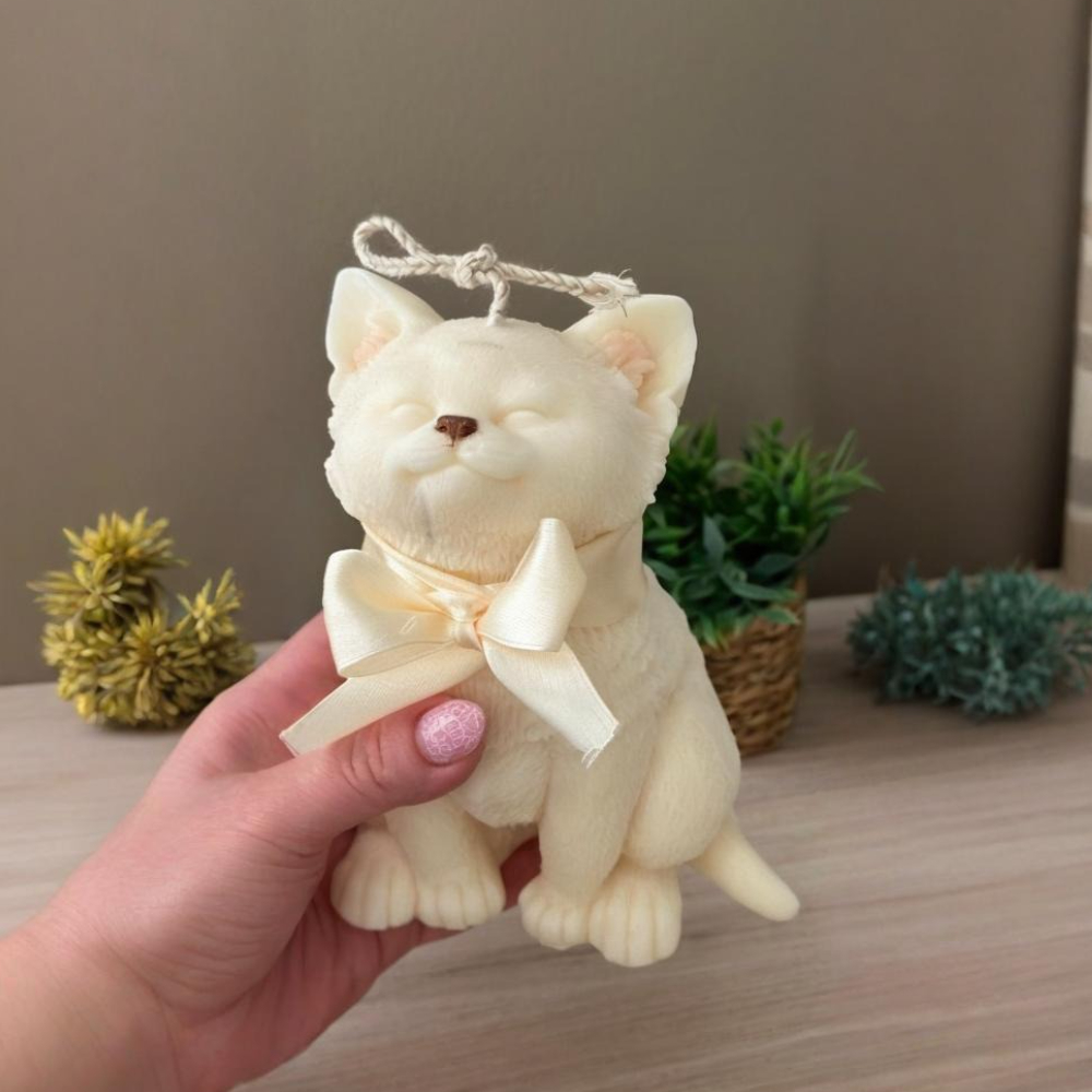 Smile Cat Silicone Mold for DI - Soap Making Gifts 评论和价格
