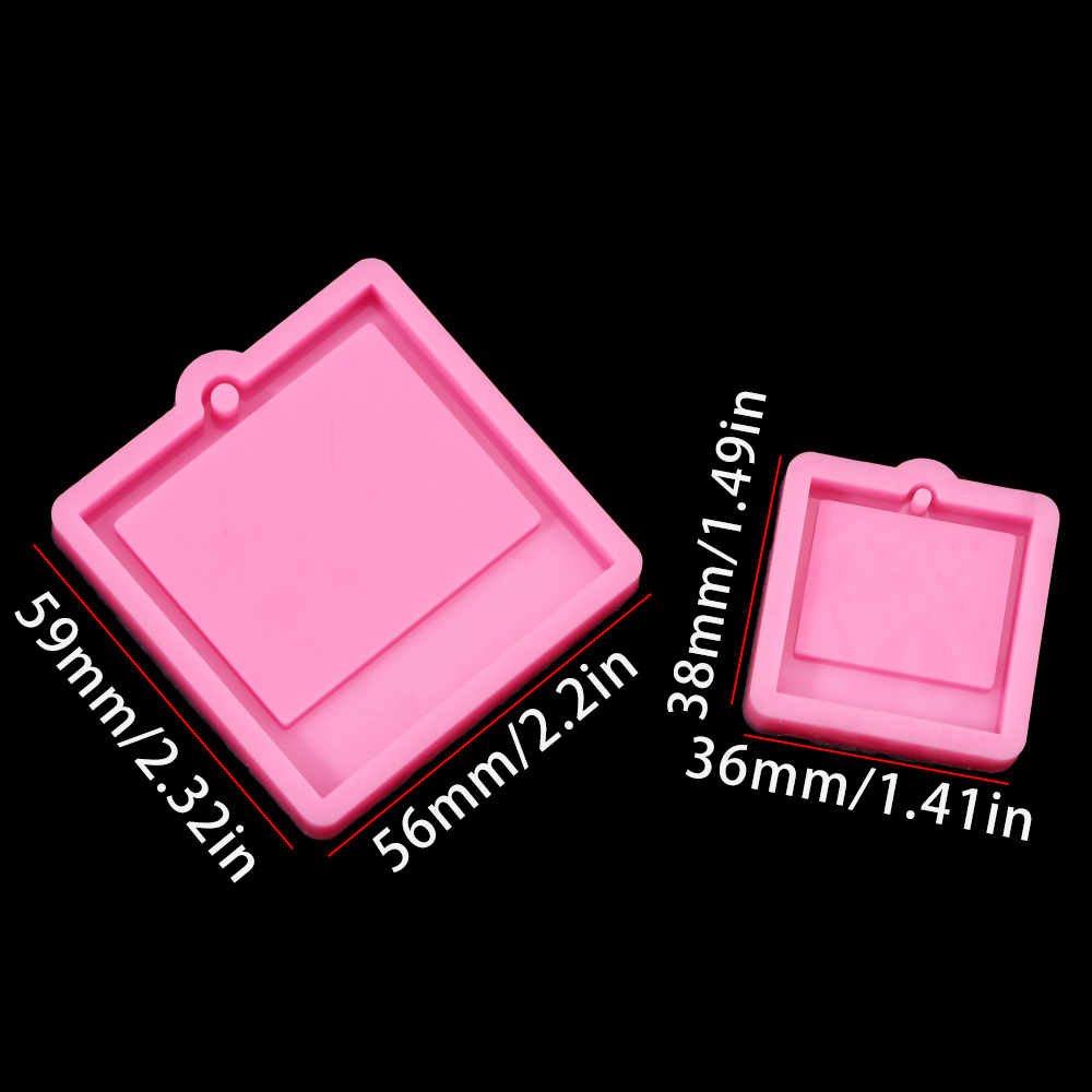 Photo Frame Epoxy Resin Keycha - Soap Making Ins 评论和价格