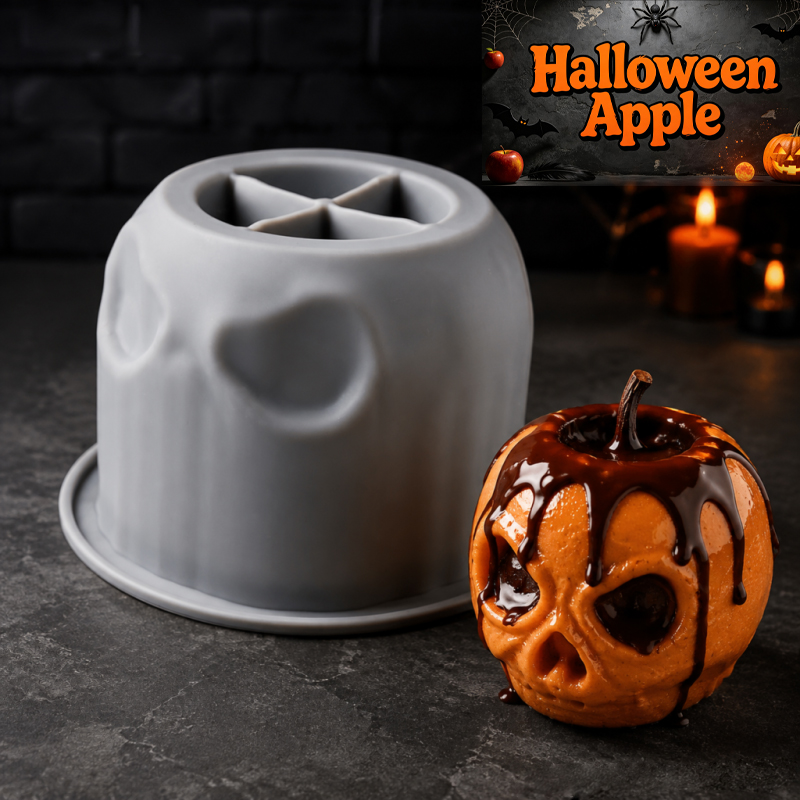 Halloween skull apple silicone - Soap Making Instructions 评论和价格
