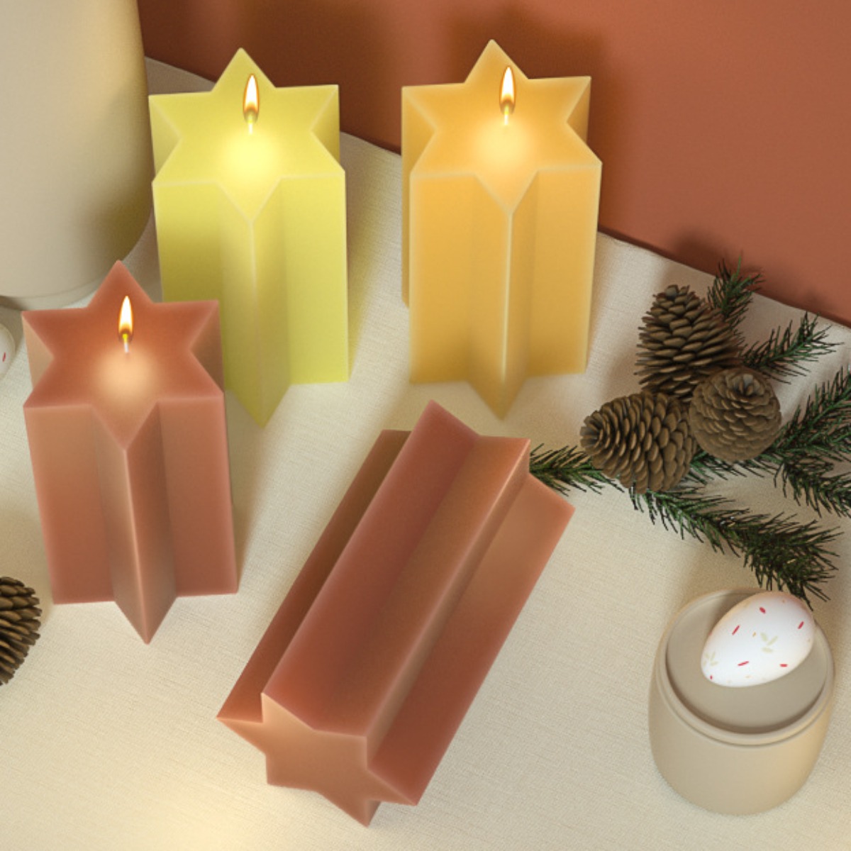 3D Hexagonal Column Silicone C - Soap Making Gifts 评论和价格