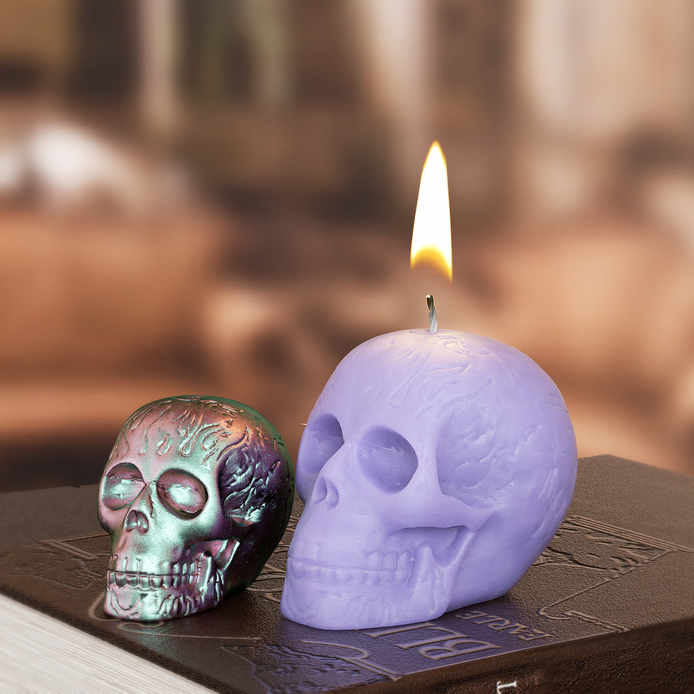 Multi Size Skull Head Silicone - Soap Making Gifts 评论和价格