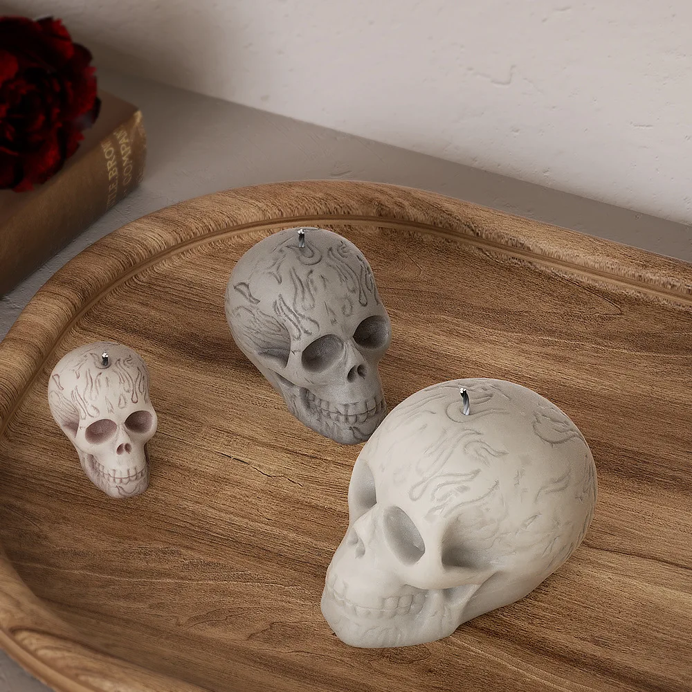 Multi Size Skull Head Silicone - Soap Making Gifts 评论和价格