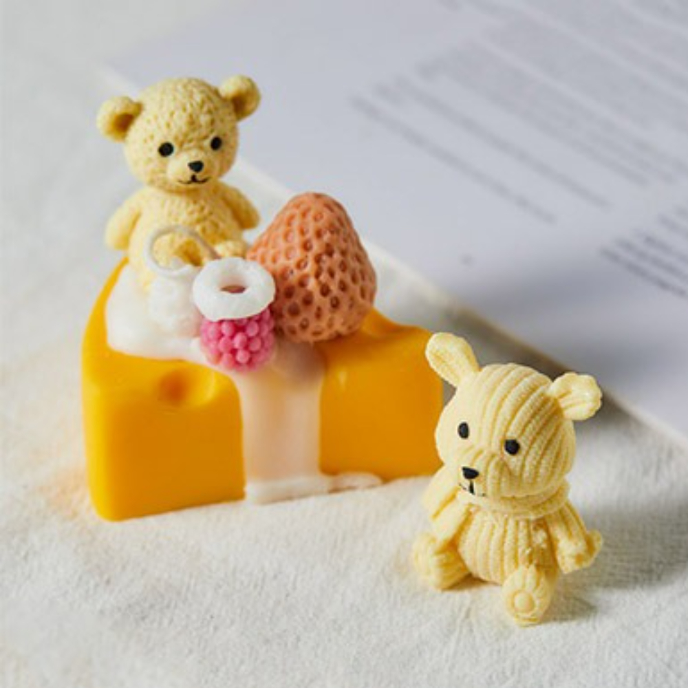 Easy Demold Teddy Bear Silicon - Soap Making Gifts 评论和价格