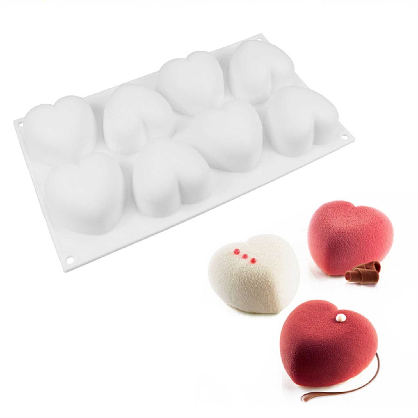 Love Heart Silicone Soap Mold  - Soap Making Diy Kit 评论和价格