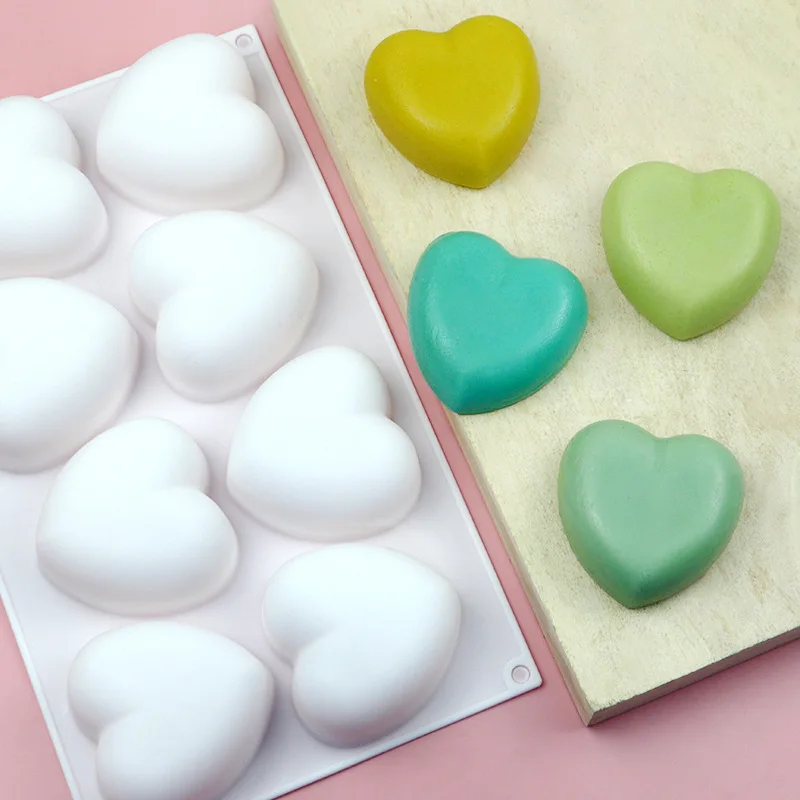 Love Heart Silicone Soap Mold  - Soap Making Diy Kit 评论和价格