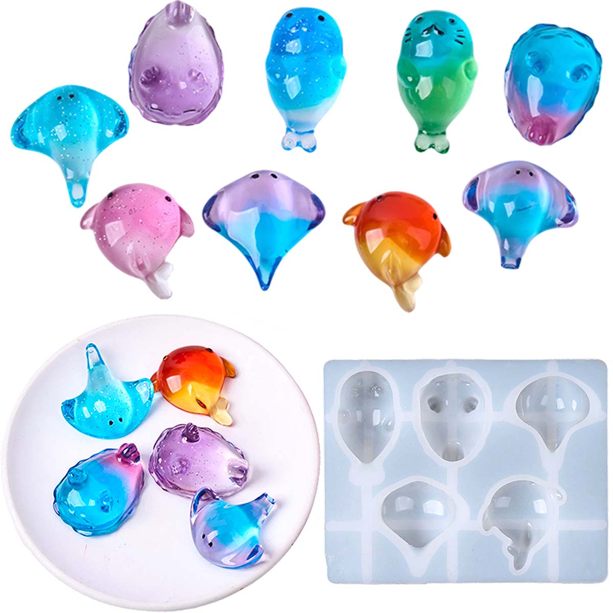 3D Healing Kawaii Manta Ray Wh - Soap Making Ins 评论和价格
