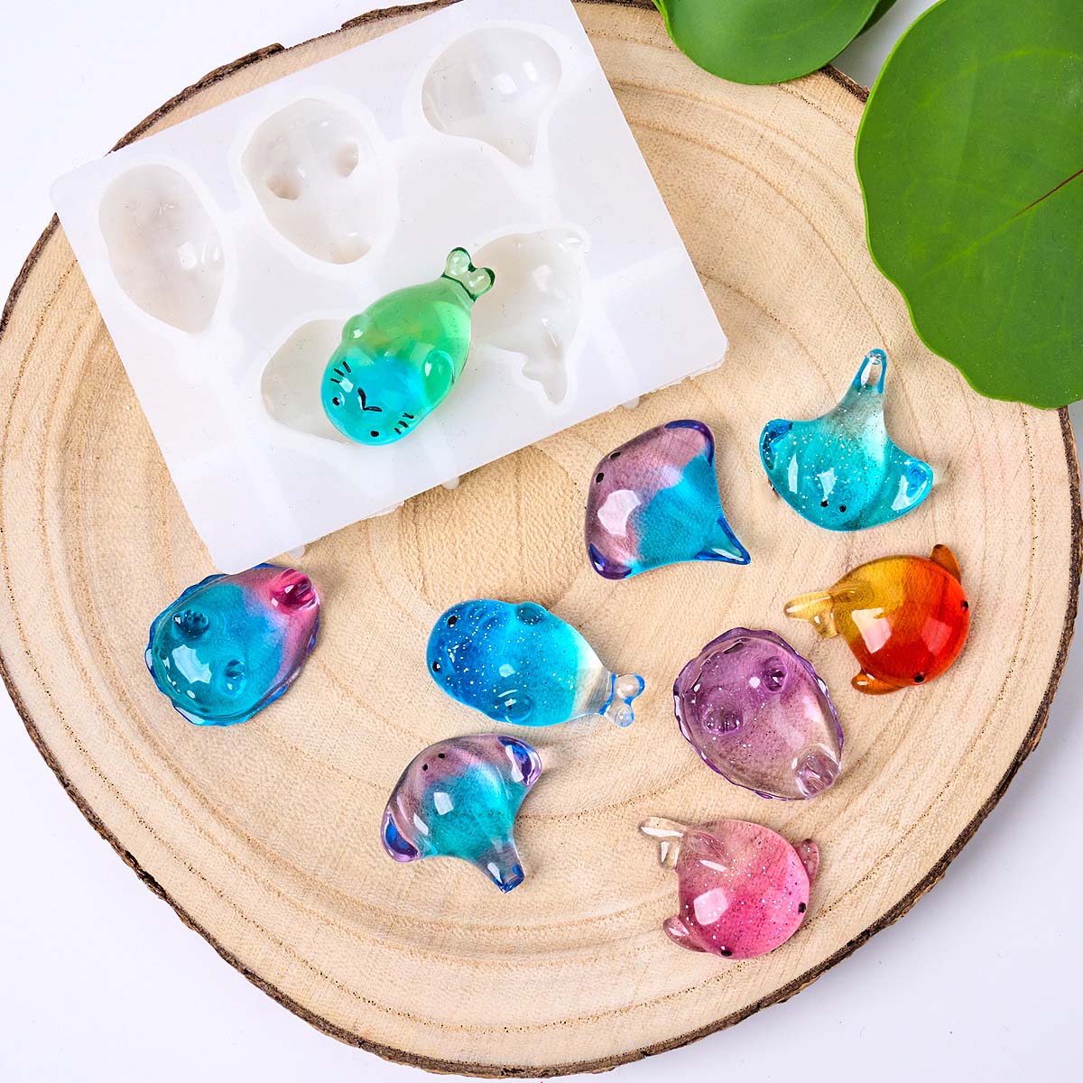 3D Healing Kawaii Manta Ray Wh - Soap Making Ins 评论和价格