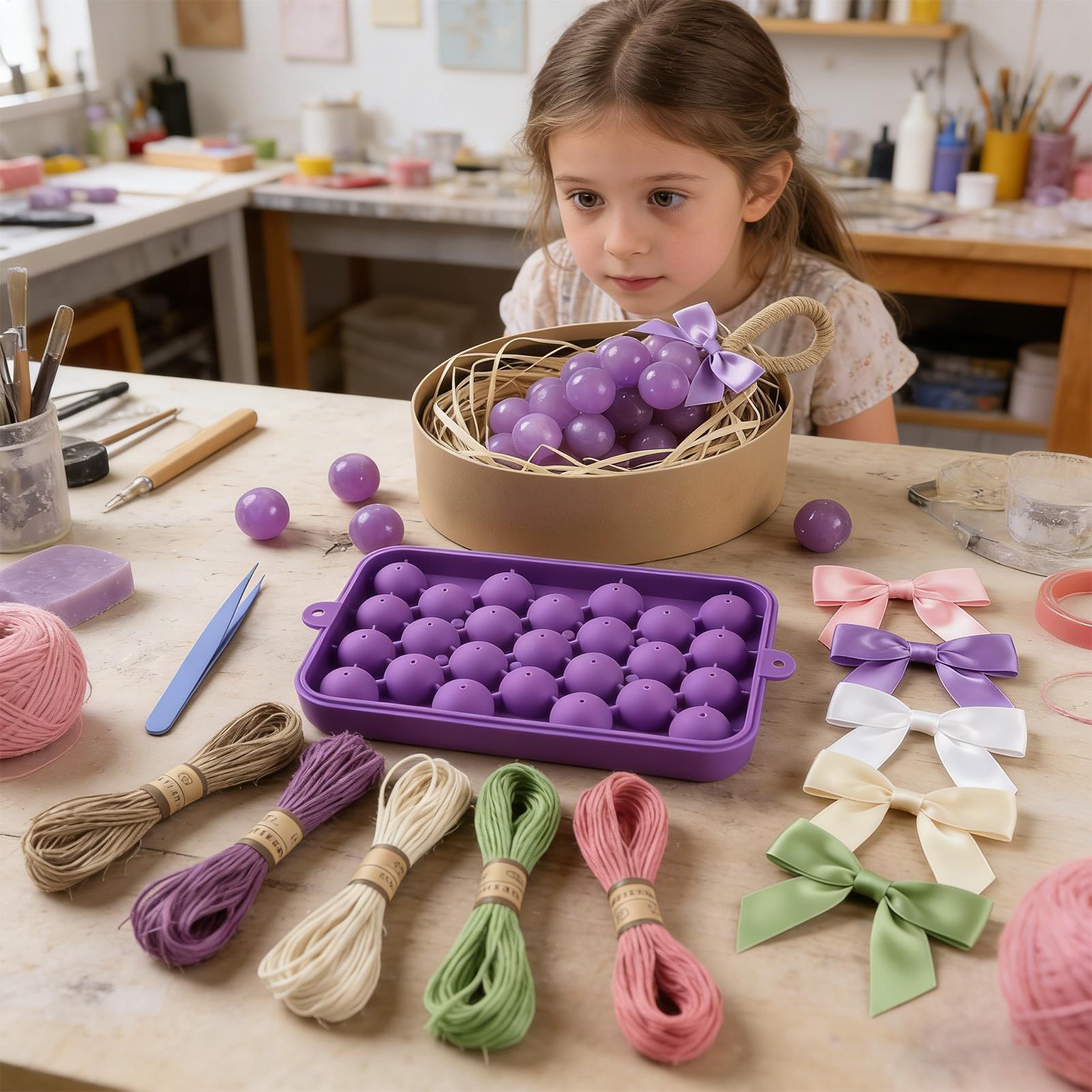 Grape Soap Mold Easy-Release F - Soap Making Diy Kit 评论和价格