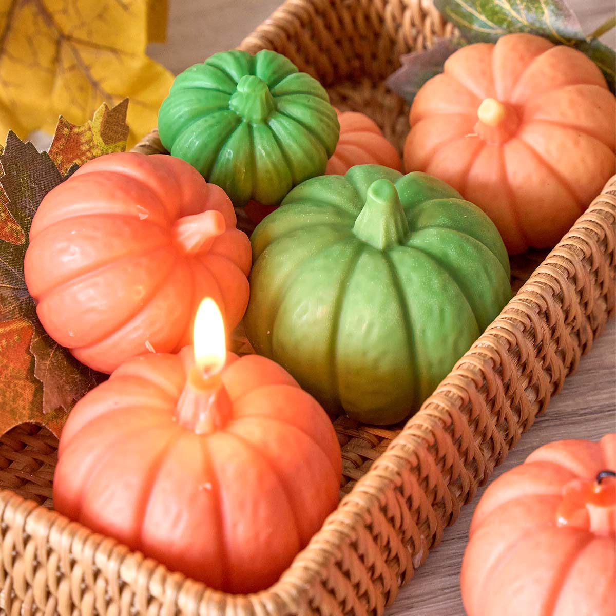 Halloween Pumpkin Candle Silic - Soap Making Gifts 评论和价格