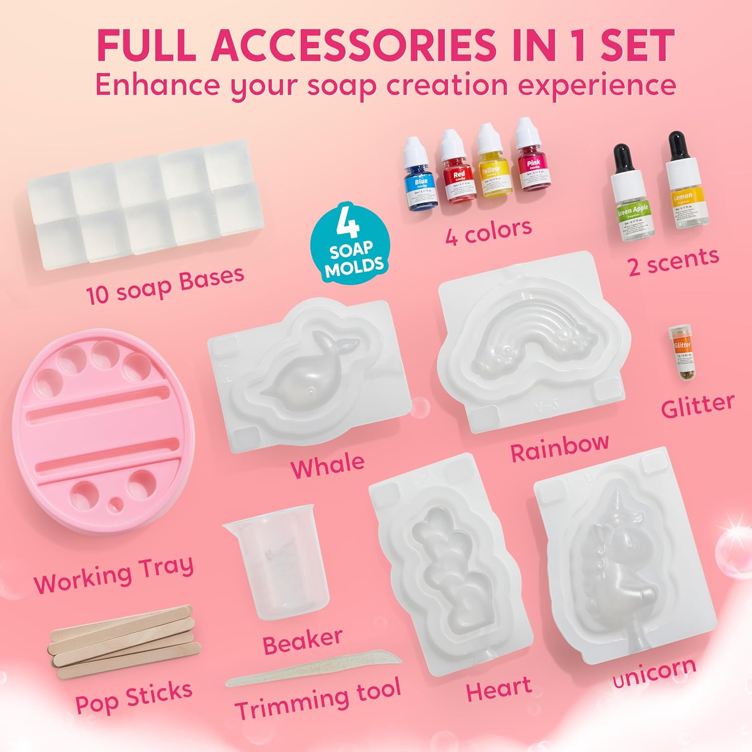 JOYFY Unicorn Soap Making Kit  - Soap Making Diy Kit 评论和价格