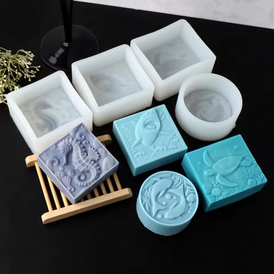 3D Seahorse Silicone Soap Mold - Soap Making Gifts 评论和价格