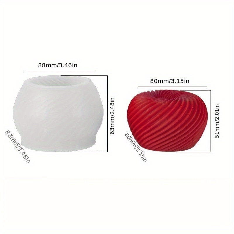 A trendy red apple silicone mo - Soap Making Ins 评论和价格