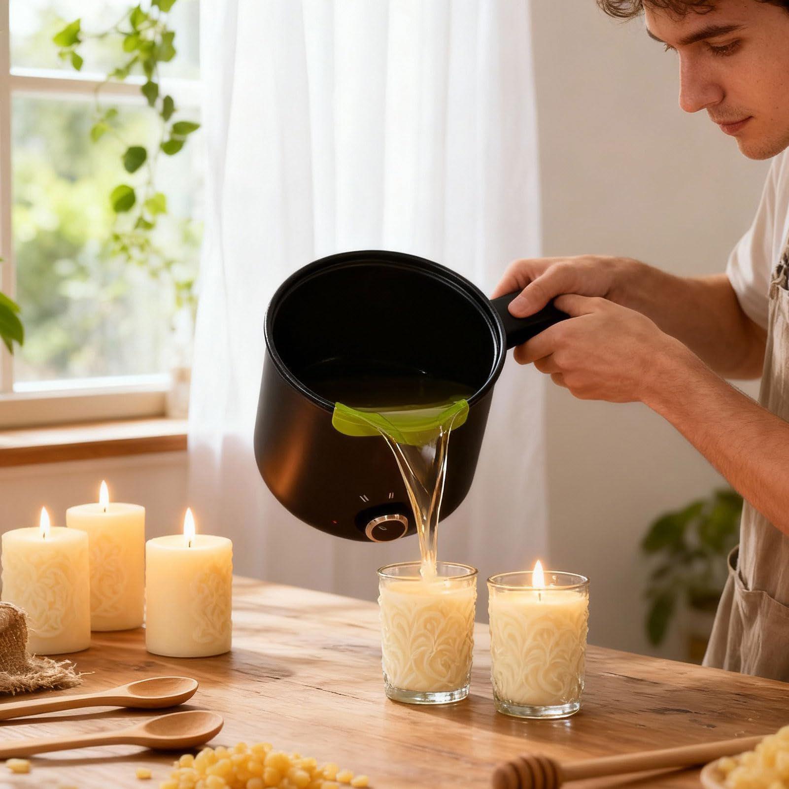 Candle Wax Melting Pot 1.5L La - Soap Making Ins 评论和价格