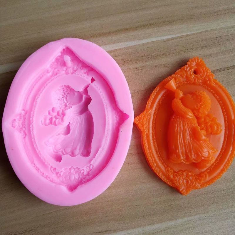 3D Angel Kids Shaped Silicone  - Soap Making Gifts 评论和价格