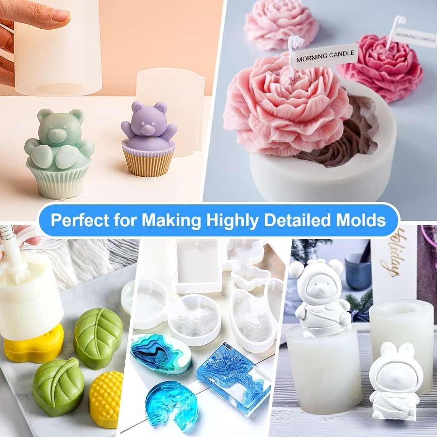 Silicone Mold Making Kit, 38.8 - Soap Making Ins 评论和价格