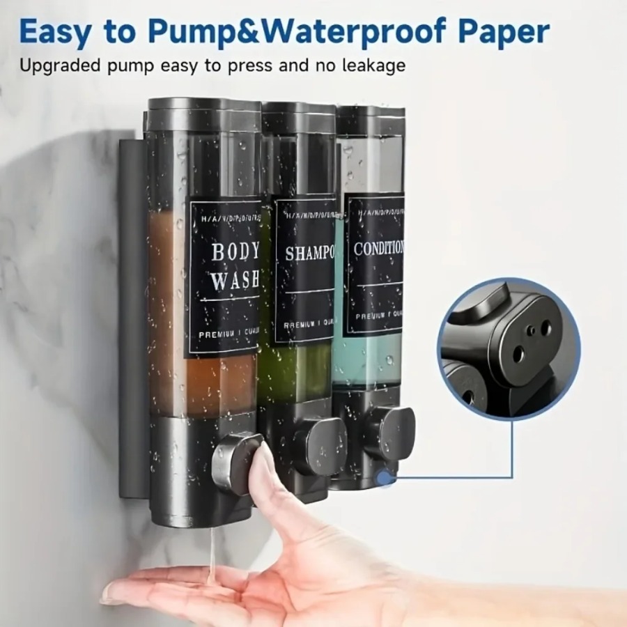 Wall Mounted Triple Shampoo Co - Soap Making Diy Kit 评论和价格