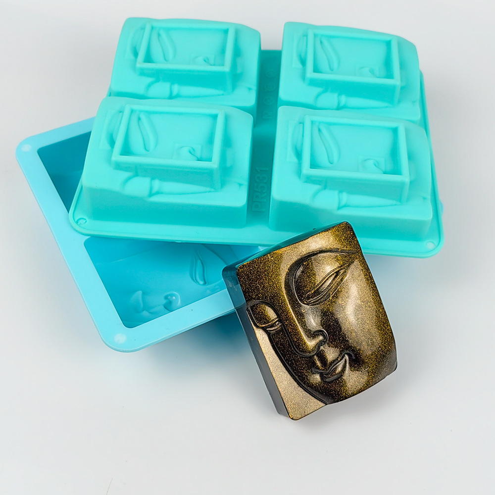 4 Holes Religious Portrait Soa - Soap Making Instructions 评论和价格